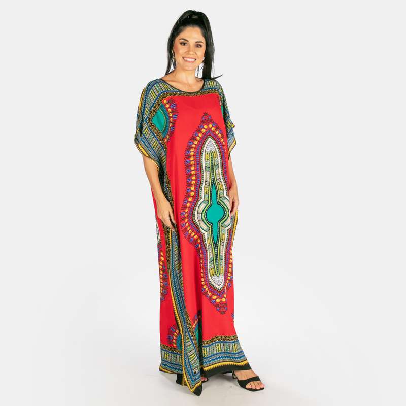 African Dashiki Printed Kaftan