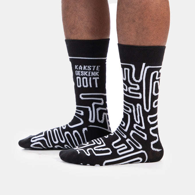 Men's Kakste Geskenk Socks Afrikaans Soft