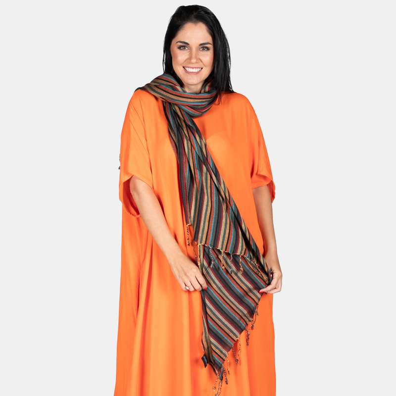 Thin Stripe Scarf