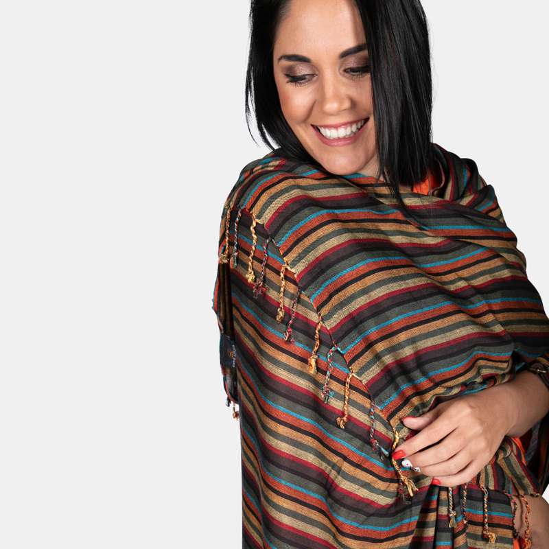 Thin Stripe Scarf