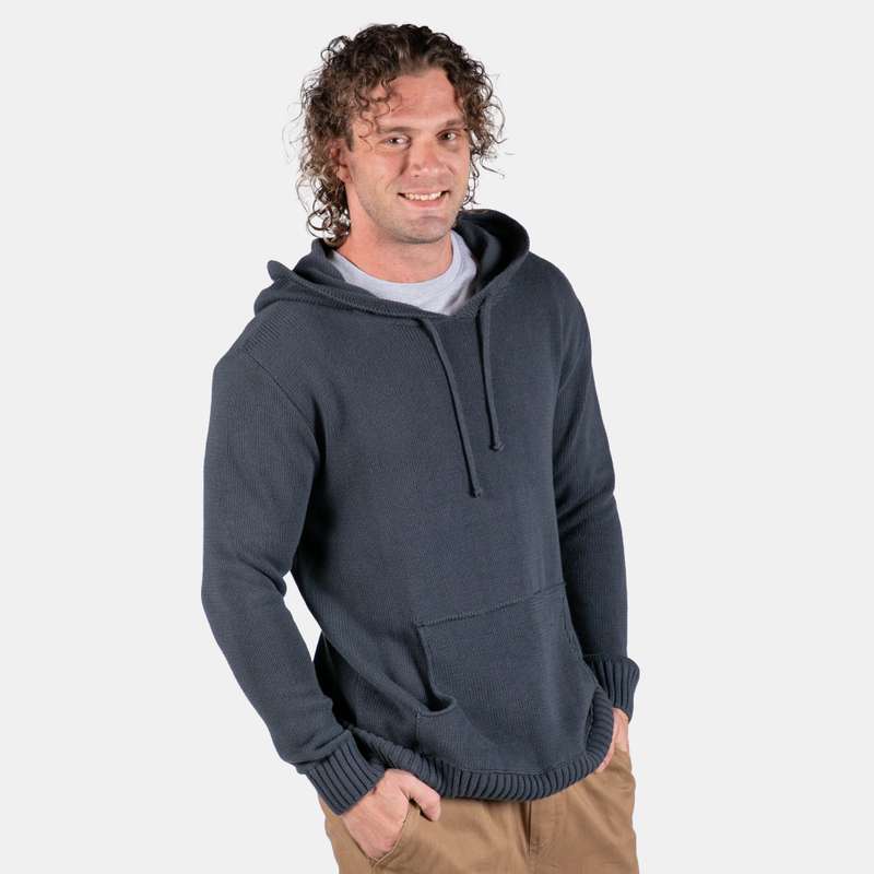 Unisex Knit Hoody with Pocket