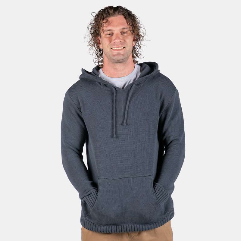 Unisex Knit Hoody with Pocket