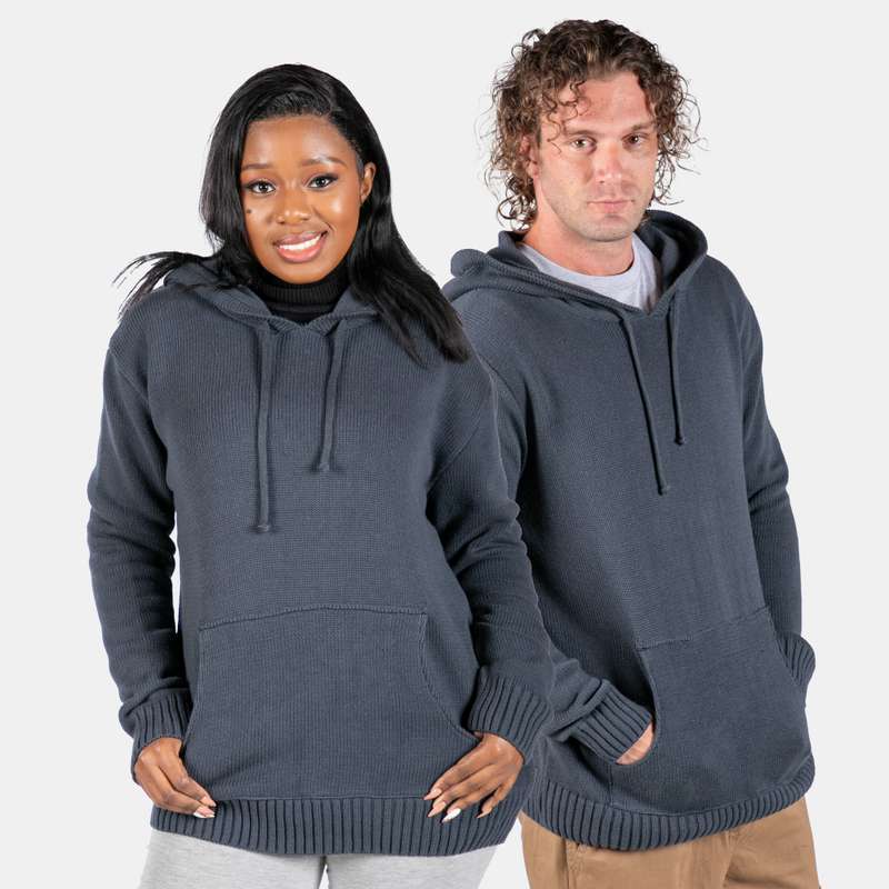 Unisex Knit Hoody with Pocket