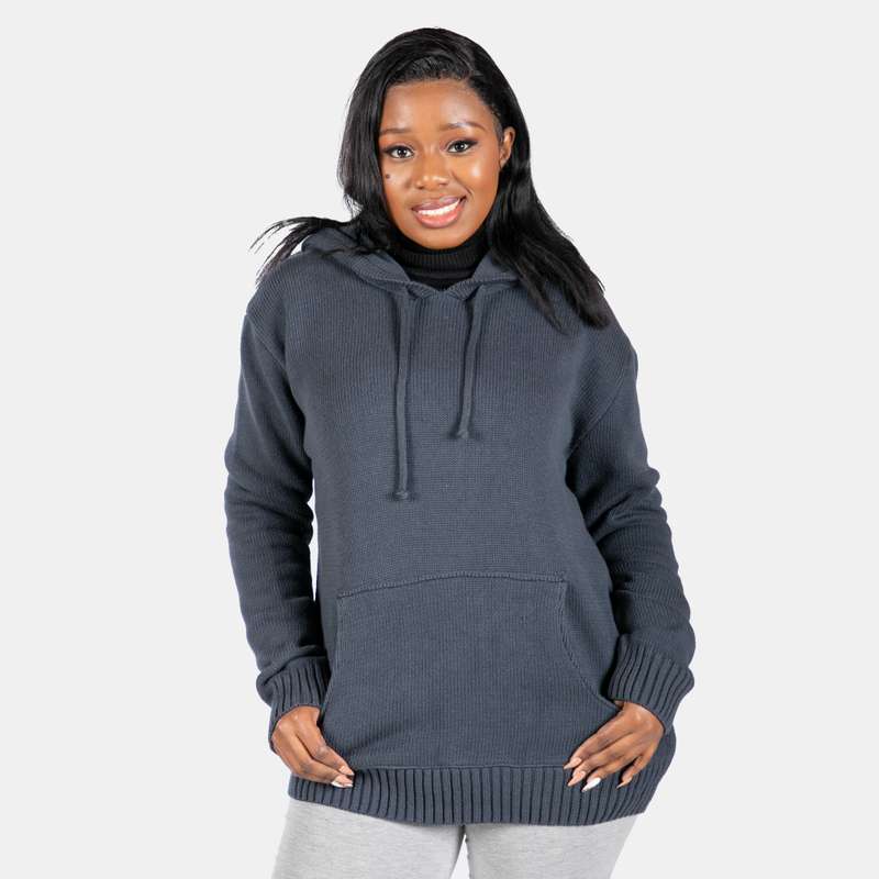 Unisex Knit Hoody with Pocket
