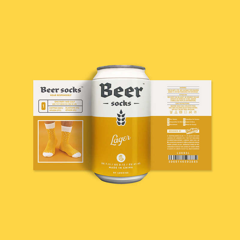 Men's Lager Beer Sox