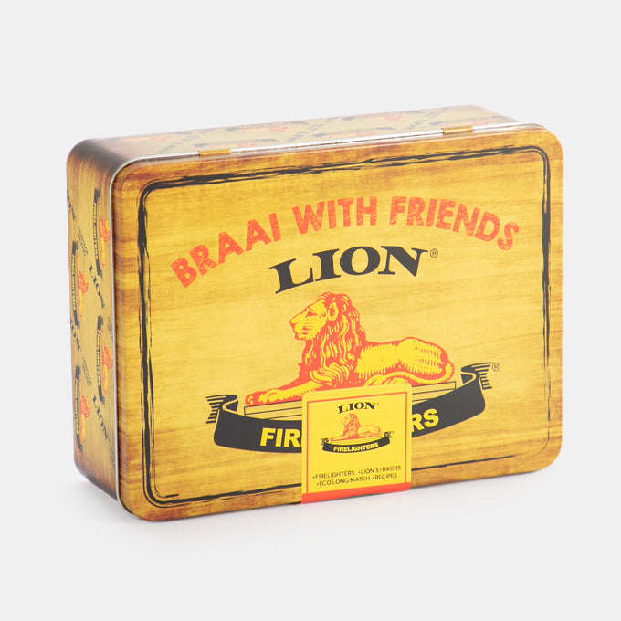 Lion Match Tin with Braai Equipment