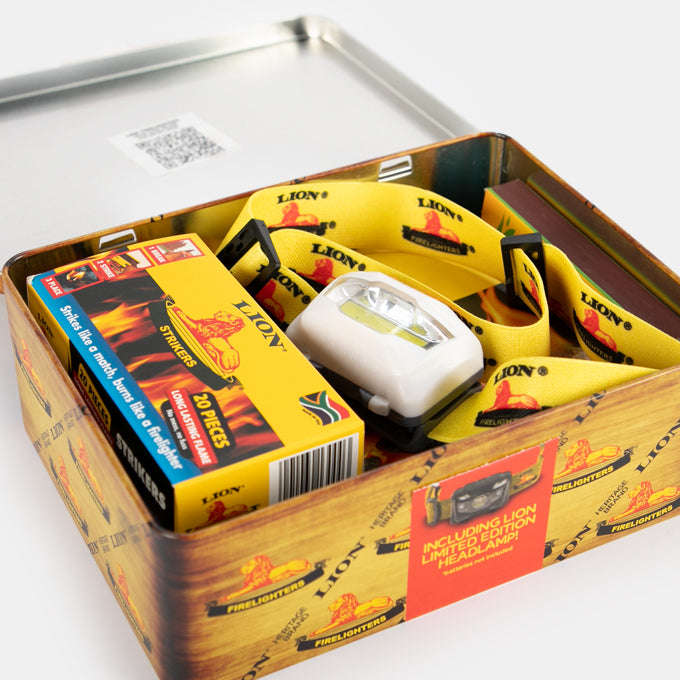 Lion Match Tin with Braai Equipment