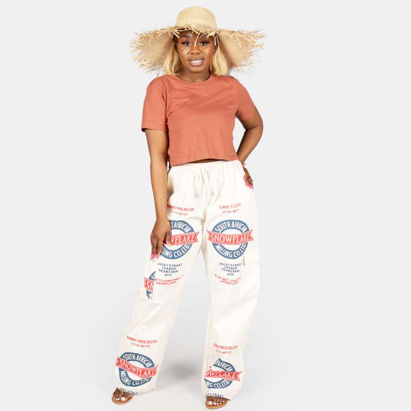 Uniquely South African Unisex Snowflake Bag Cargo Pants