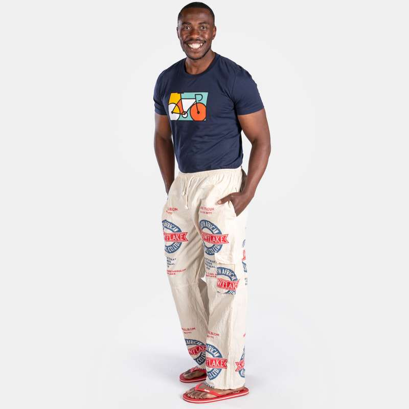 Uniquely South African Unisex Snowflake Bag Cargo Pants