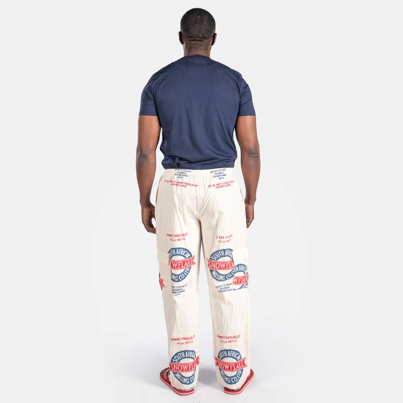 Uniquely South African Unisex Snowflake Bag Cargo Pants
