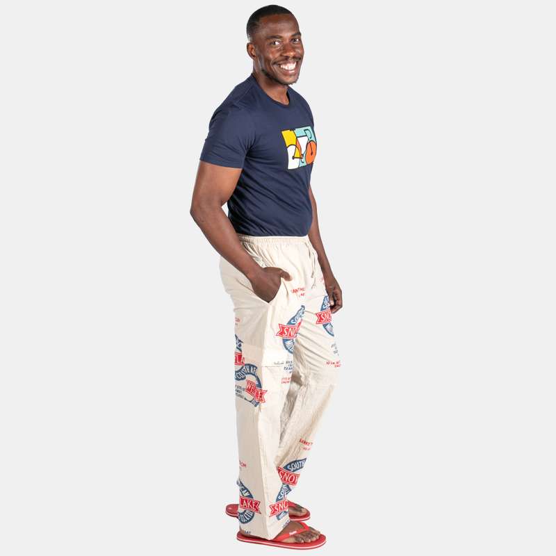 Uniquely South African Unisex Snowflake Bag Cargo Pants