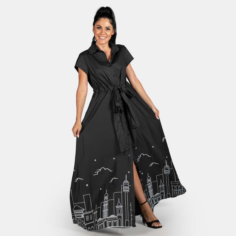 Women's Full Length Cityscape Ranger Dress