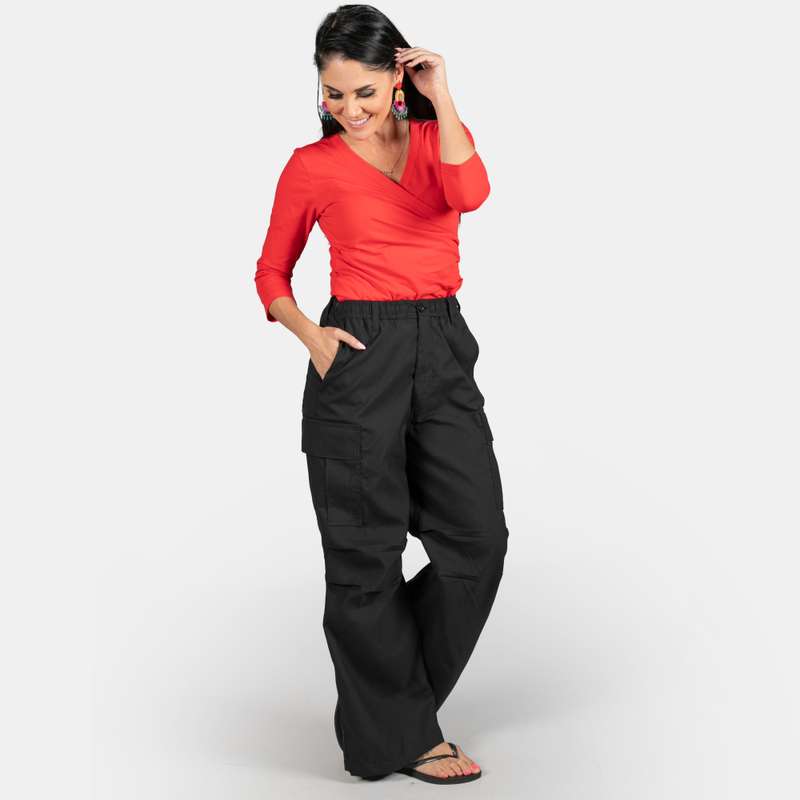 Ladies Roberto Elasticated Utility Pants
