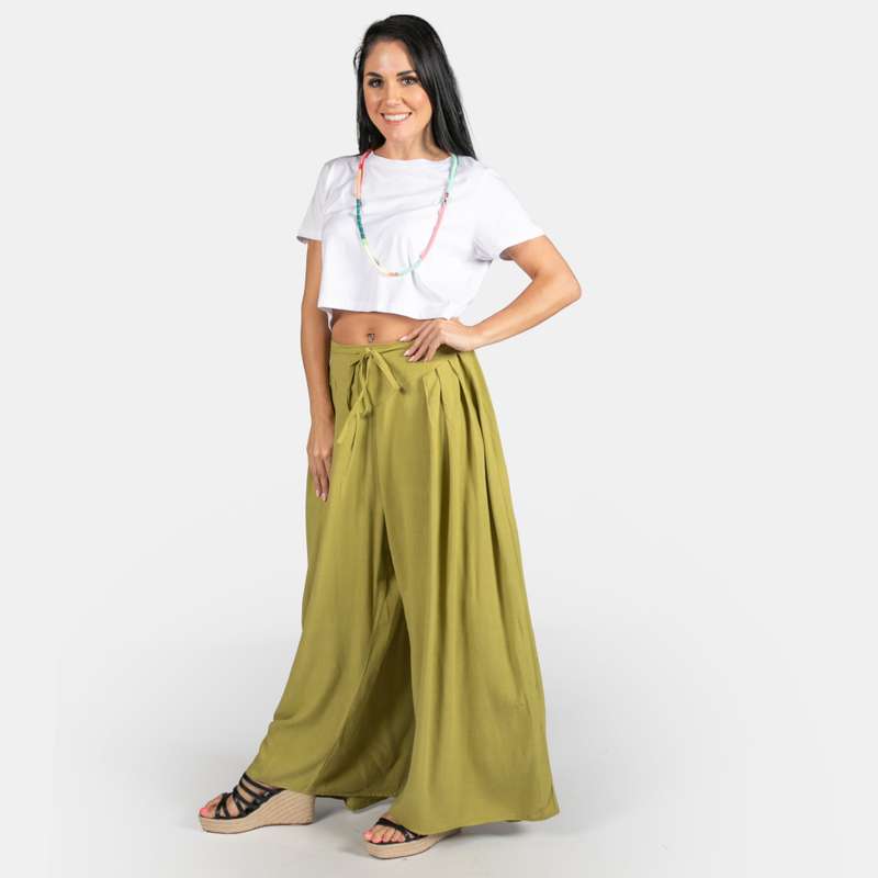 Ladies Wide Leg Soft Flow Tatum Pants