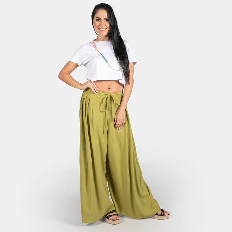Ladies Wide Leg Soft Flow Tatum Pants