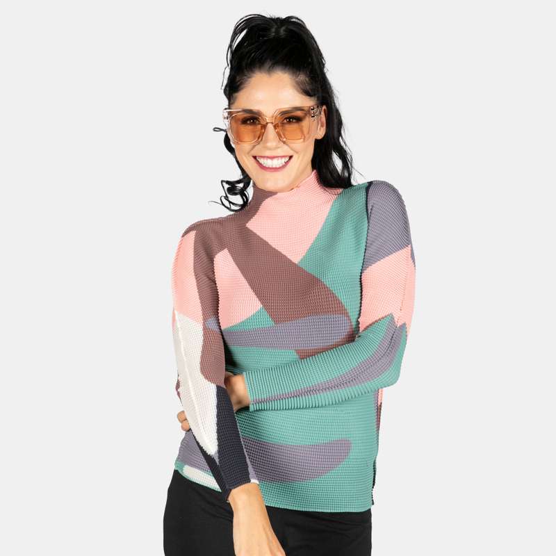 Ladies' Stretch Pleated Top