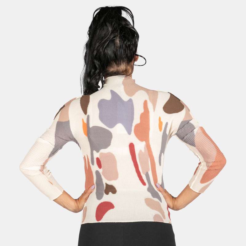 Ladies' Stretch Pleated Top