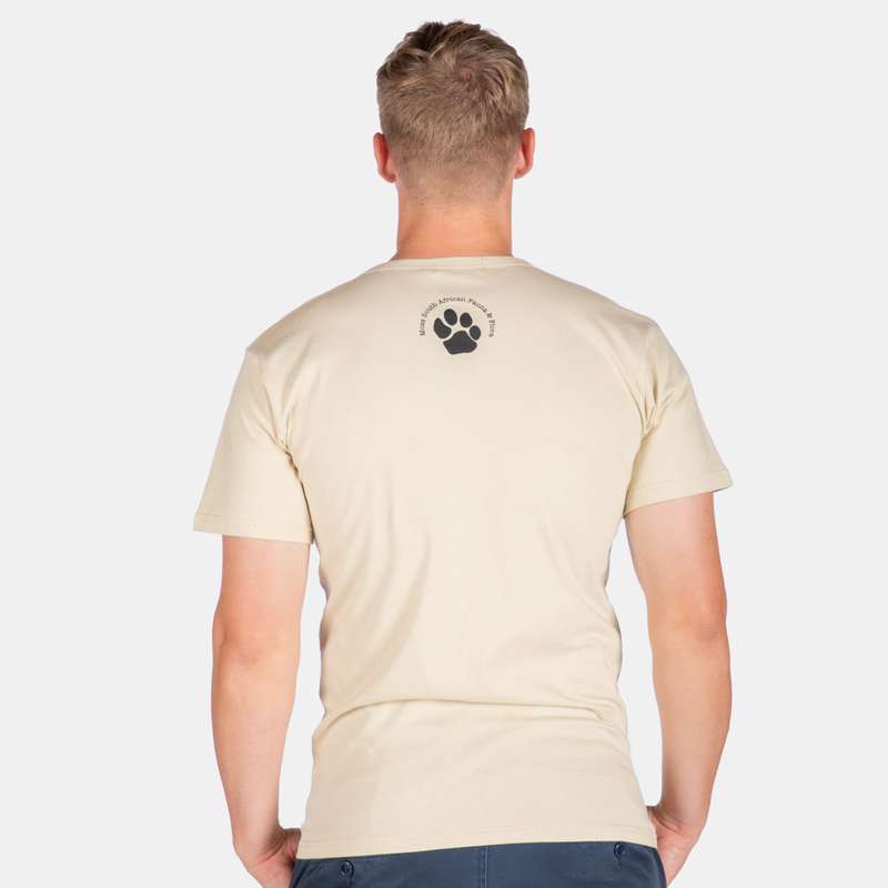 Men's Swartwitpens Horns Printed Across Chest Design T-Shirt