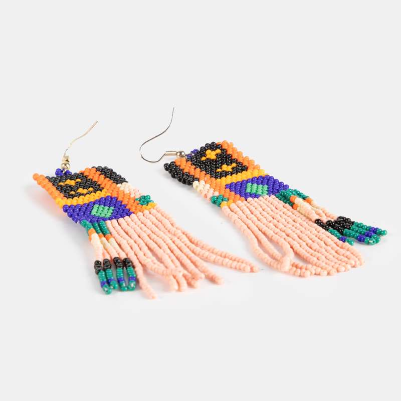 Anita Beaded Tassel Earrings