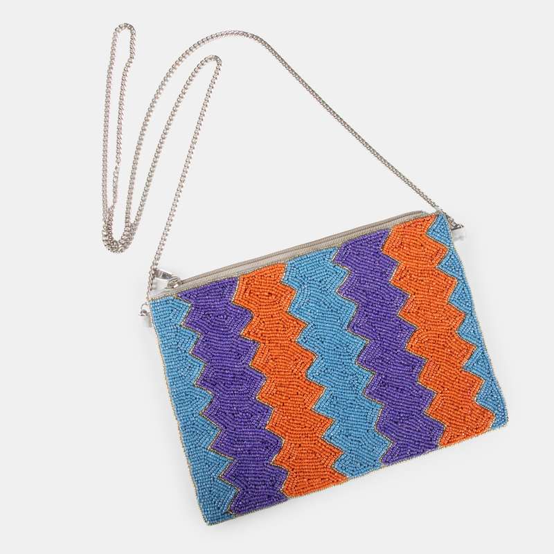 Anna Beaded Zipped Bag
