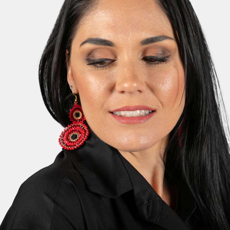 Audrey Double Drop Earrings