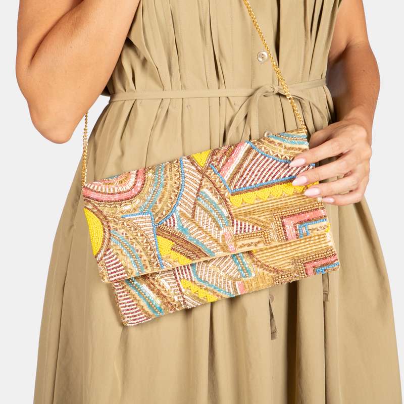 Ayanda Beaded Clutch Bag