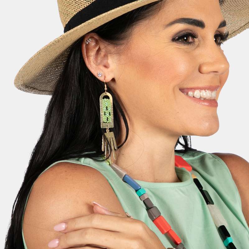 Jane Metal Dangle Earrings