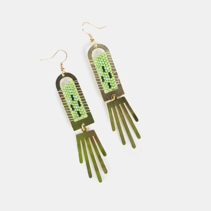 Jane Metal Dangle Earrings