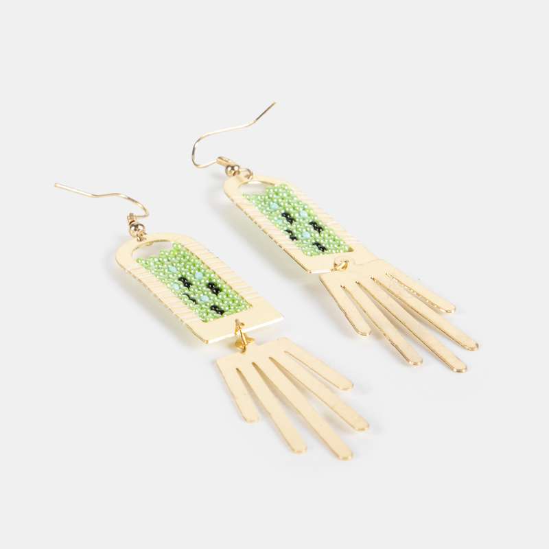 Jane Metal Dangle Earrings