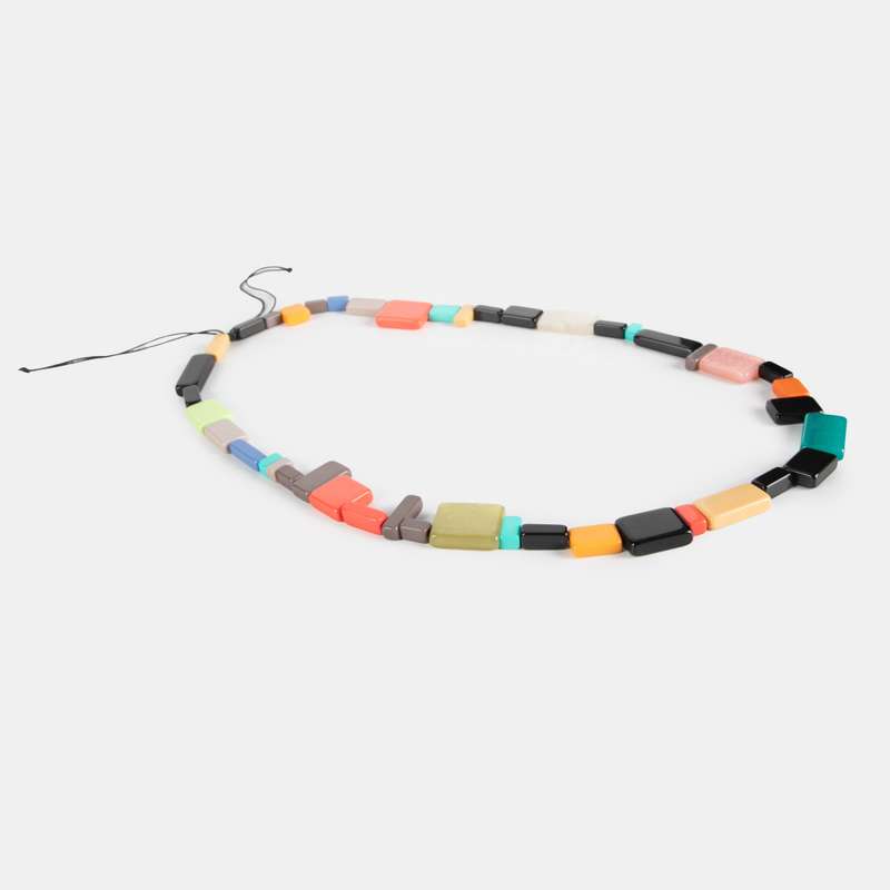 Maria Multicolour Resin Necklace