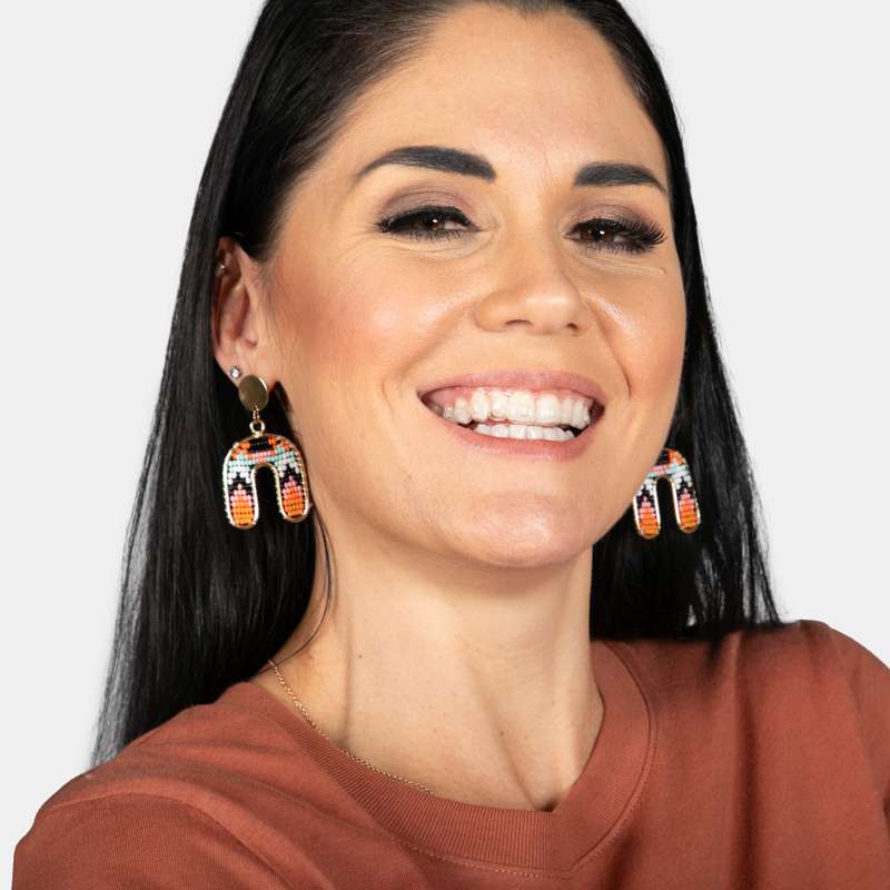 Portia Beaded Boho Earrings