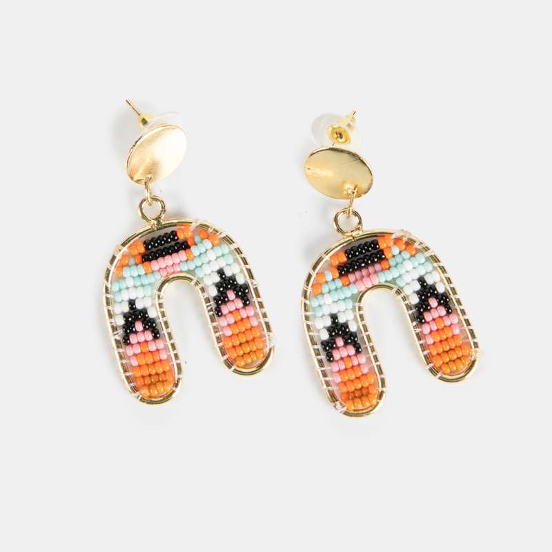Portia Beaded Boho Earrings