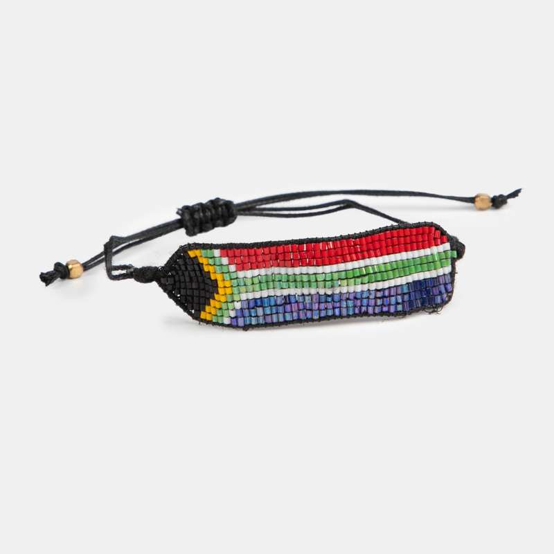 SA Flag Beaded Bracelet