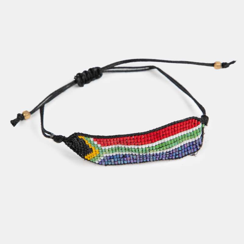 SA Flag Beaded Bracelet