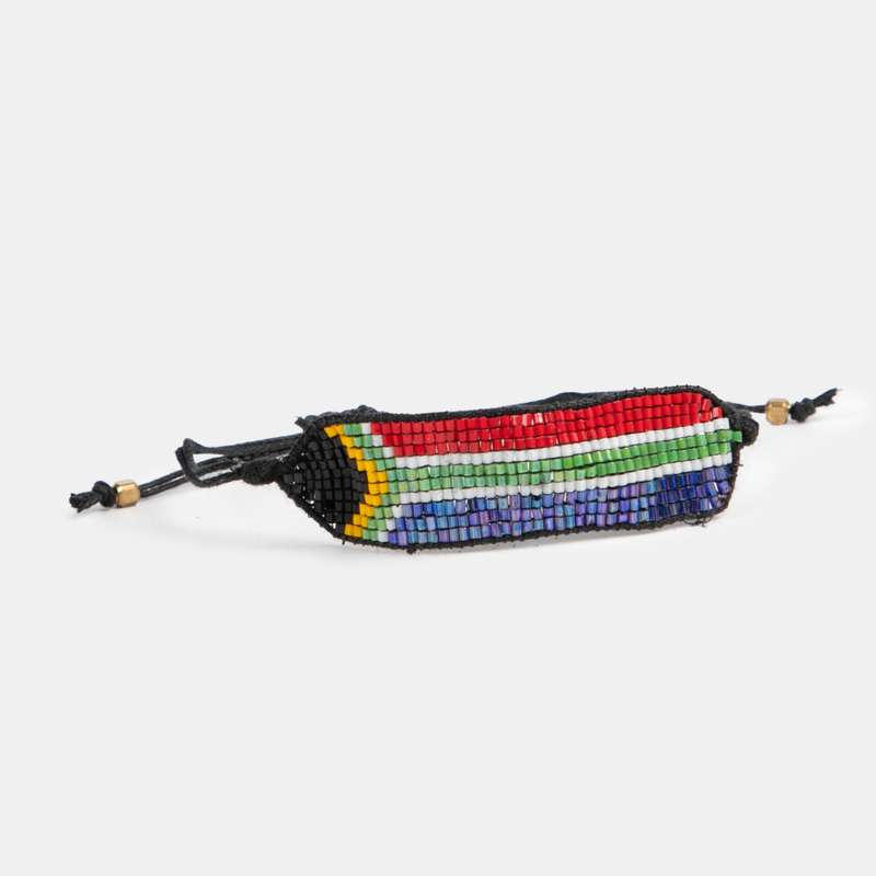 SA Flag Beaded Bracelet
