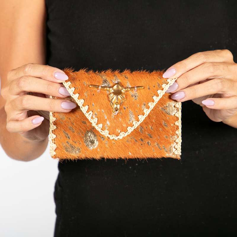 Ladies' Steer Head Purse