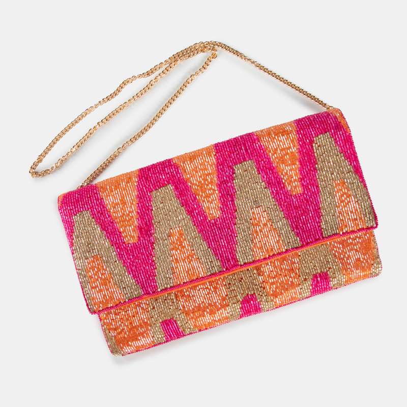 Tarryn Beaded Clutch Bag