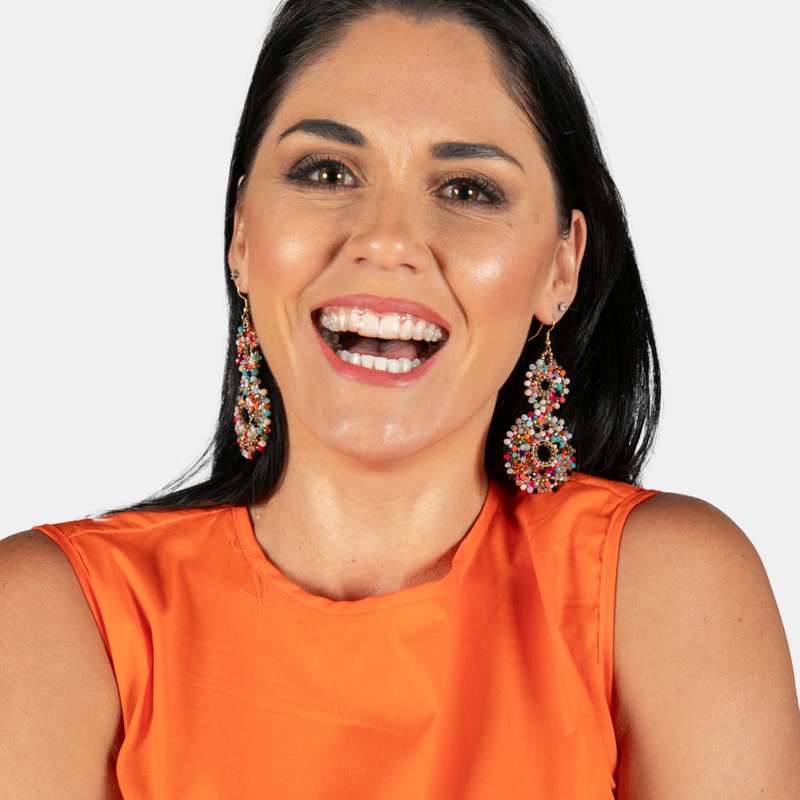 Audrey Double Drop Earrings