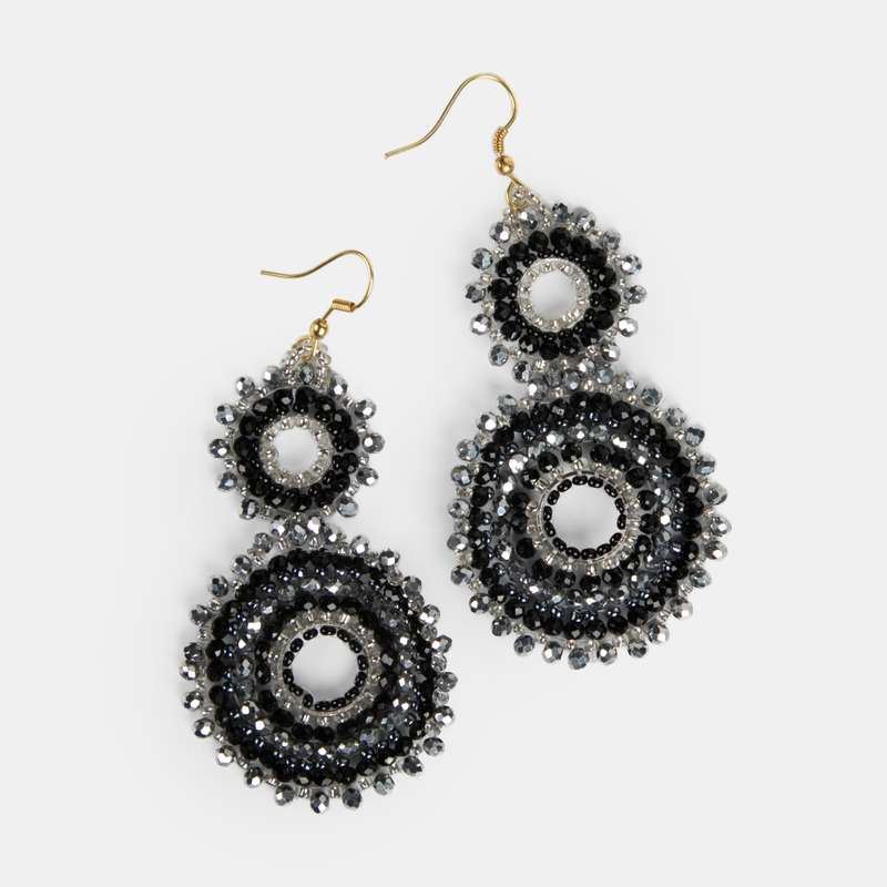 Audrey Double Drop Earrings