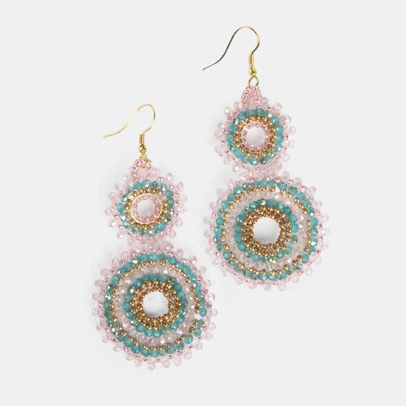 Audrey Double Drop Earrings