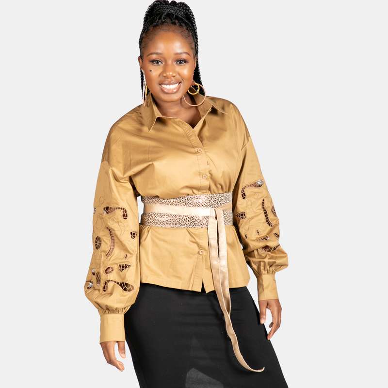 Ladies' Print Wrap Around Belt
