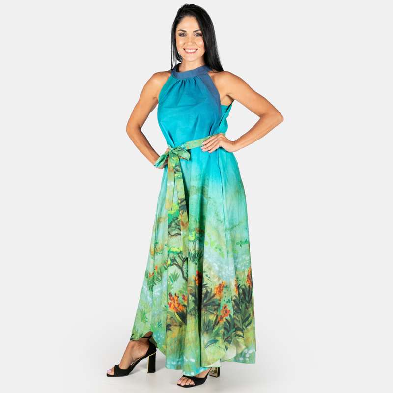 Ladies' African Sky Dress