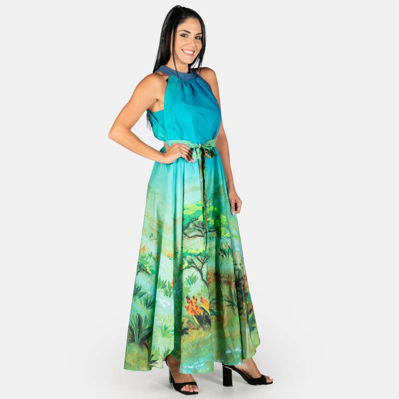 Ladies' African Sky Dress