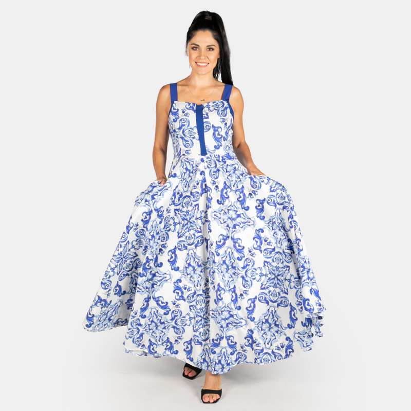 Women's Sleeveless Print Melrose Dress