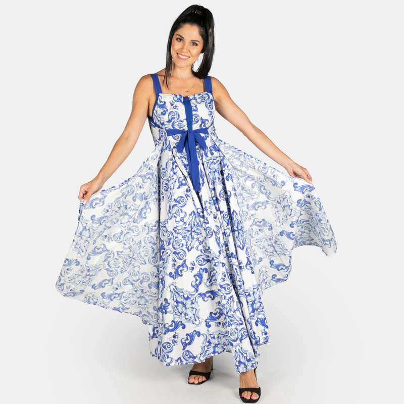 Women's Sleeveless Print Melrose Dress