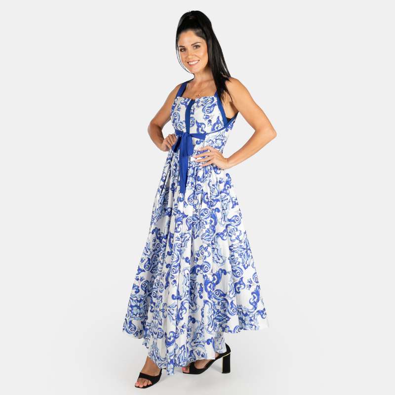 Women's Sleeveless Print Melrose Dress
