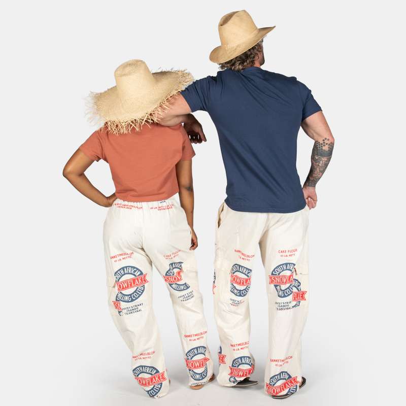 Uniquely South African Unisex Snowflake Bag Cargo Pants