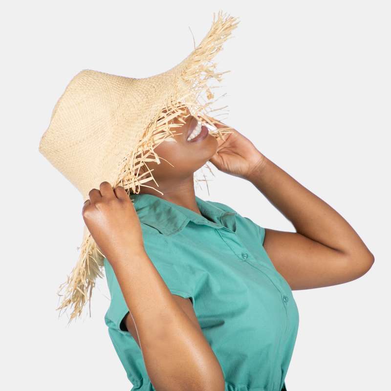 Wide Brim Mexican Straw Hat