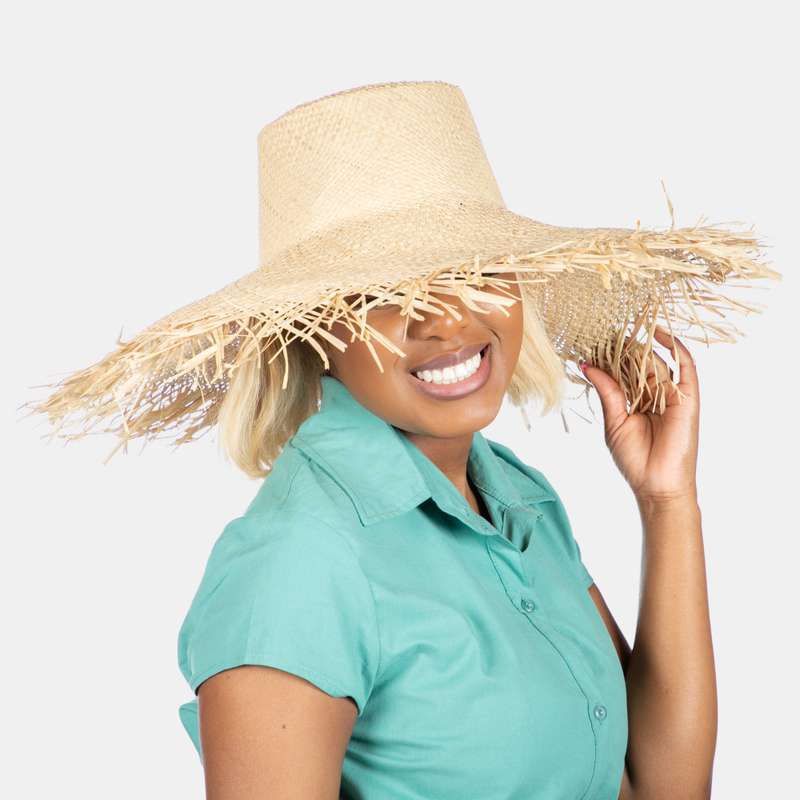 Wide Brim Mexican Straw Hat