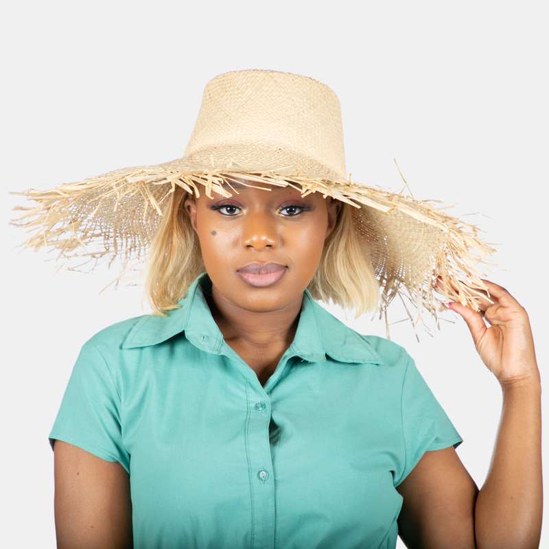Wide Brim Mexican Straw Hat